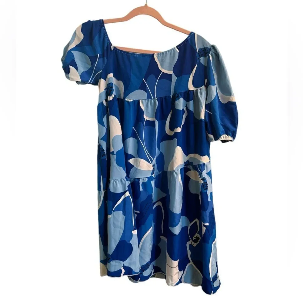 SHEIN Floral Print Asymmetrical Dress - Picture 4 of 4